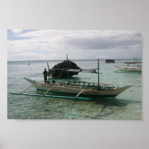 Poster Guiga nativa Boracay, Filipinas