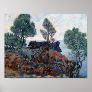 Poster Guillaumin - Agay Les Roches Rouges