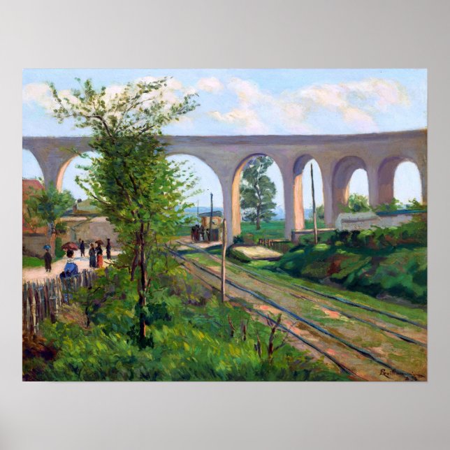 Poster Guillaumin - Aqueduto De Arcueil Na Estrada De Fer (Frente)