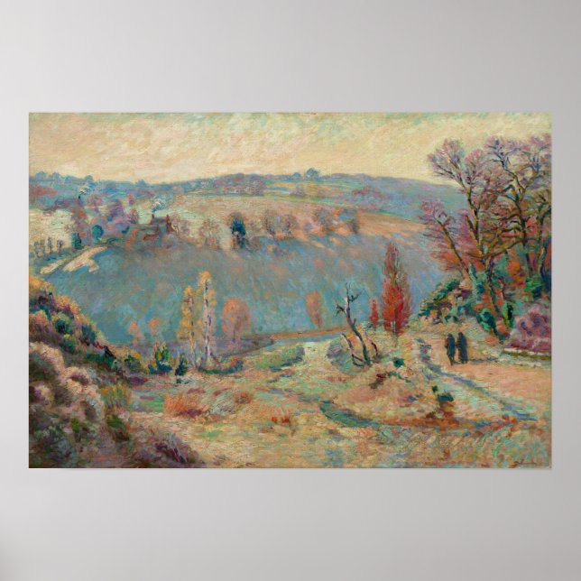 Poster Guillaumin - Frost Branco no Vale de Sedelle (Frente)
