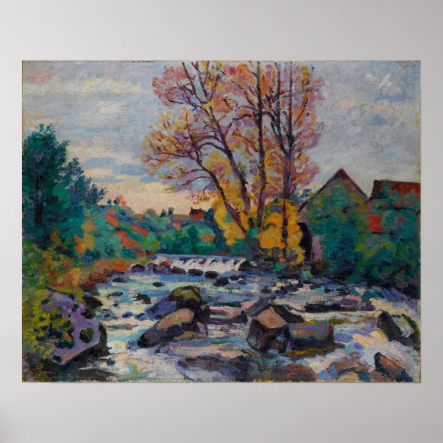 Poster Guillaumin - O Moinho Bouchardon Crozant (Frente)
