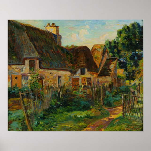 Poster Guillaumin - Vila Na Ilha Da França (Frente)