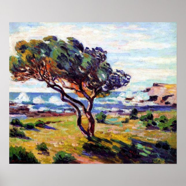 Poster Guillaumin - Wind Gusts Le Brusc 1911 (Frente)