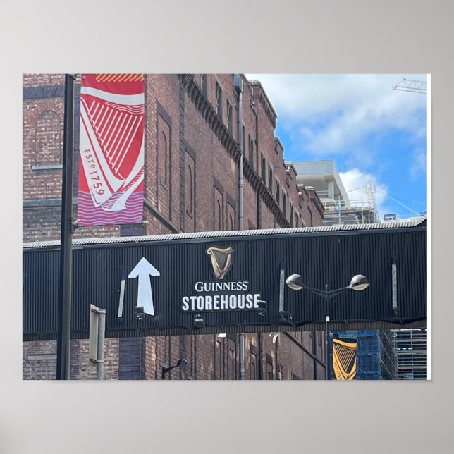 Poster Guinness Storehouse Dublin Irlanda Europa (Frente)