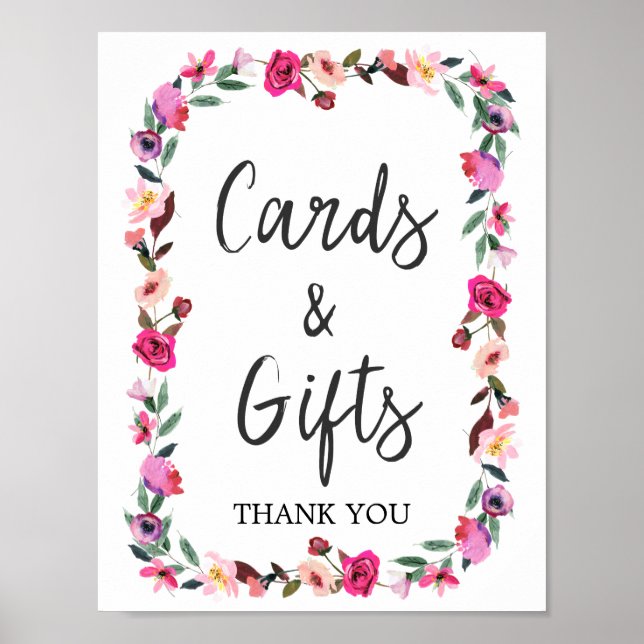 Poster Guirlanda de Flores de Contos de Fadas Românticos  (Frente)