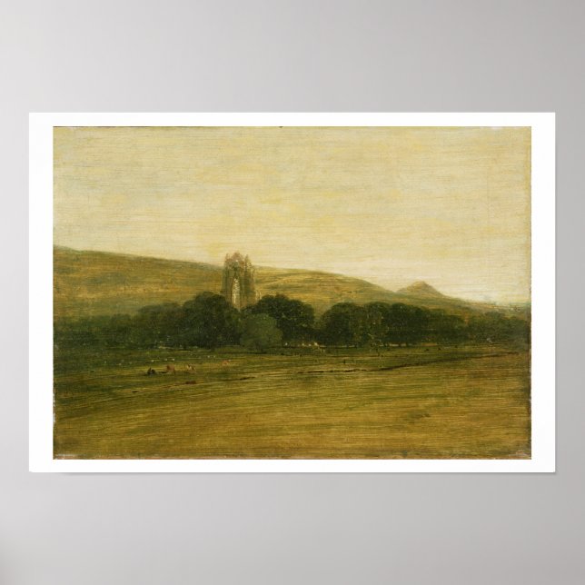 Póster Guisborough Priory, c.1801-02 (óleo na canvas) (Frente)