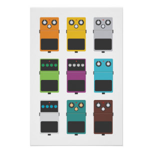 Póster Guitar Effects