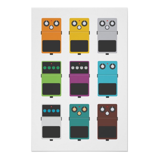 Póster Guitar Effects (Frente)