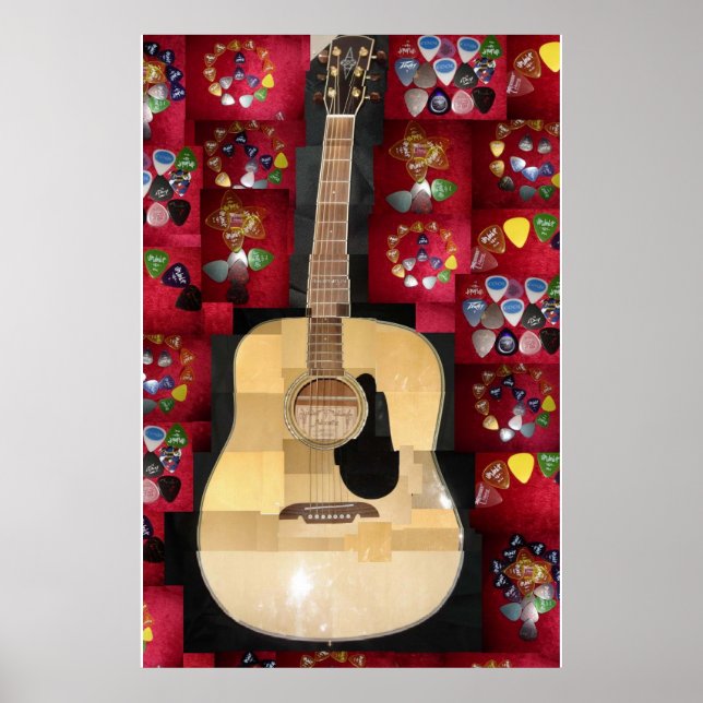 Poster Guitar Love (Frente)