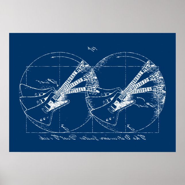 Póster Guitares Vitruvianos (Frente)