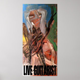 PÓSTER GUITARISTA VIVO