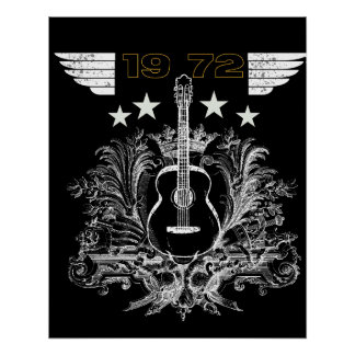 Póster guitarra