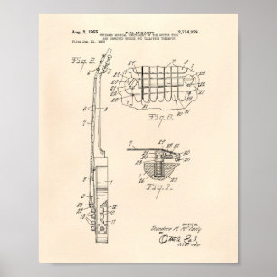 Póster Guitarra 1955, Anterior Arte Patente
