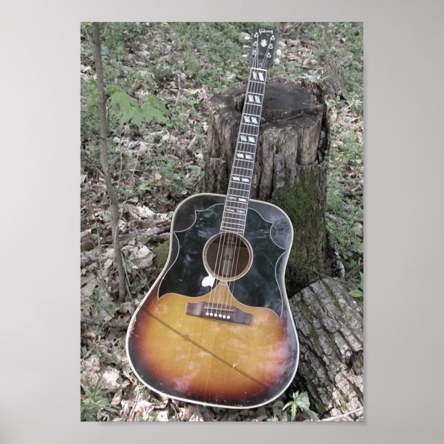 Poster Guitarra de outono (Frente)