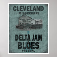Guitarra Delta do Mississippi Cleveland