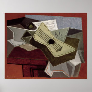 Póster Guitarra e Jornal, 1925