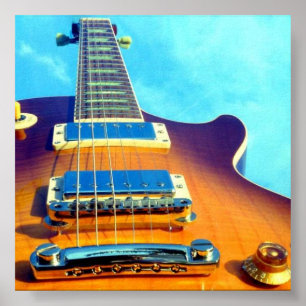 Póster guitarra elétrica
