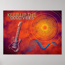 Guitarra Elétrica Mantenha As Boas Víblias Laranja