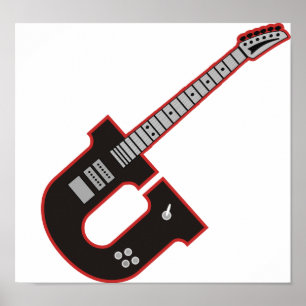 Póster Guitarra U