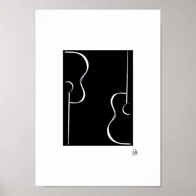 Póster Guitarras (Frente)