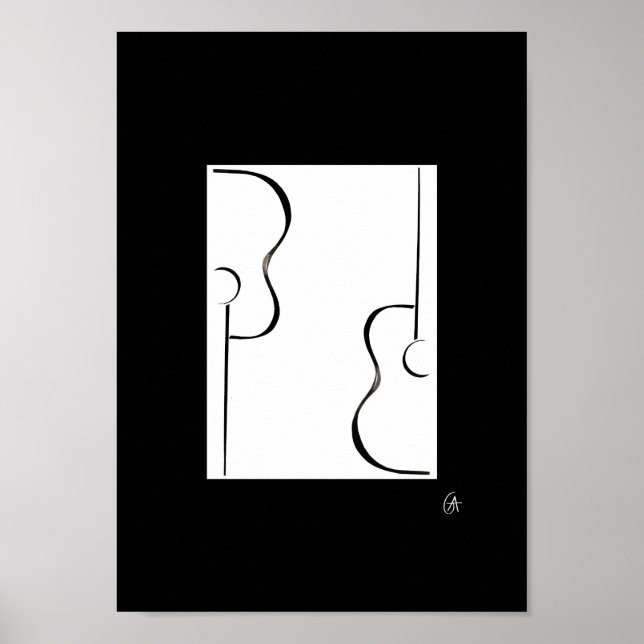 Poster Guitarras (Frente)