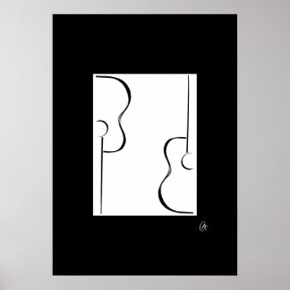 Póster Guitarras