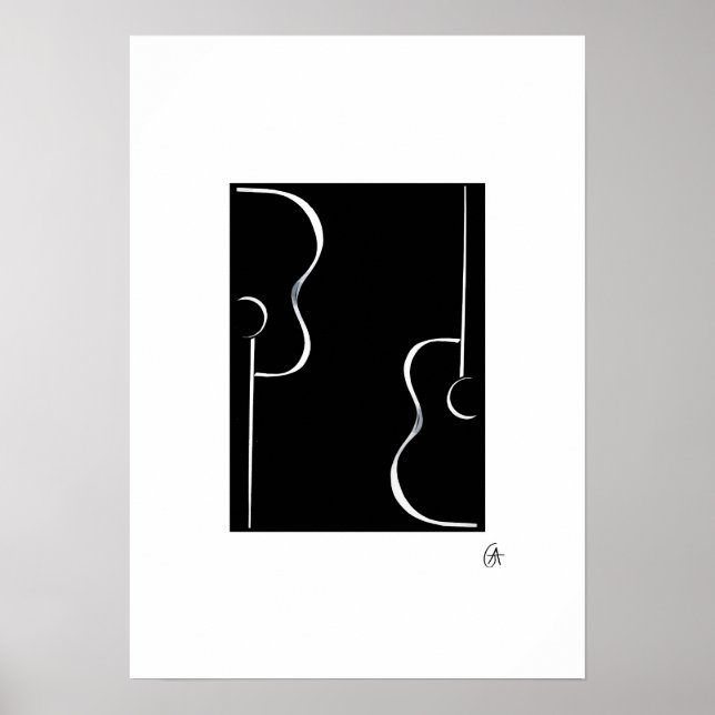 Póster Guitarras (Frente)