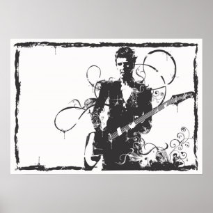 Poster guitarrista