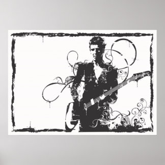 Poster guitarrista