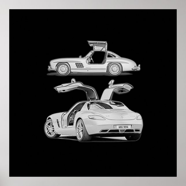 Póster Gull Wing, Então e Agora (Frente)