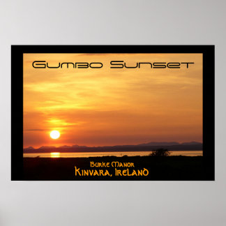Póster Gumbo Sunset