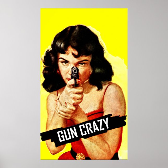 Póster Gun Crazy Babe (Frente)