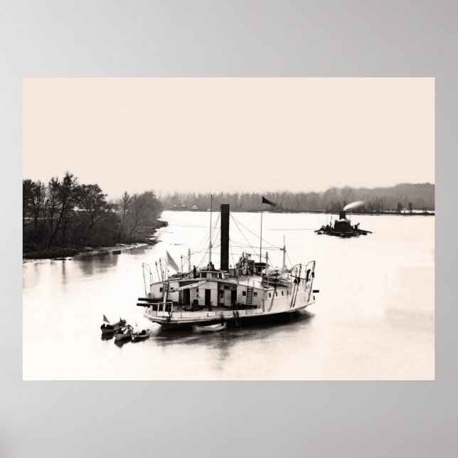 Póster Gunboat e Monitor (Frente)