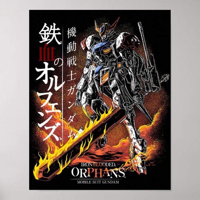 Poster Gundam Barbatos (Frente)