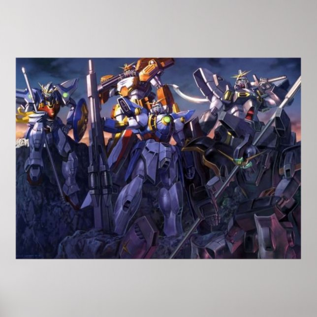 Poster Gundam W 27 (Frente)