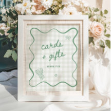 Gustátamo Green Gingham Cards & Gifts