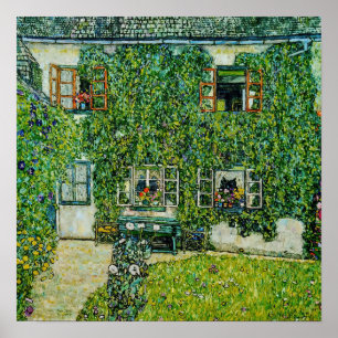 Poster Gustav Klimt - A Casa de Guardaboschi