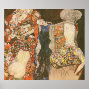 Poster Gustav Klimt - A Noiva