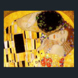 Poster Gustav Klimt A Pintura Clássica Beija<br><div class="desc">Gustav Klimt O Kiss Gustav Klimt usou ouro real em sua bela obra de mulheres nouveau de arte e arte decorativa. Esta pintura Klimt foi chamada de "O Beijo" e é a mais conhecida obra de arte nouveau que ele já pintou. A pintura de Gustav Klimt é de uma mulher...</div>