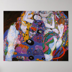 Poster Gustav Klimt - A Virgem
