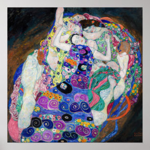 Poster Gustav Klimt - A Virgem