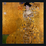 Póster Gustav Klimt, Adele Bloch-Bauer (1907)<br><div class="desc">Bela reprodução do retrato de Gustav Klimt de Adele Bloch-Bauer (1907). Original em óleo com ouro e folha prateada na canvas.</div>