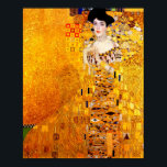 Póster Gustav Klimt Adele Bloch-Bauer Vintage Art Nouveau<br><div class="desc">Gustav Klimt Retrato de Adele Bloch-Bauer I Art Nouveau Pintura Retrato de Adele Bloch-Bauer I é uma pintura de 1907 de Gustav Klimt. O primeiro de dois retratos Klimt pintado de Bloch-Bauer, foi chamado de trabalho final e mais representativo de sua fase de ouro. Essa pintura, que demorou três anos...</div>