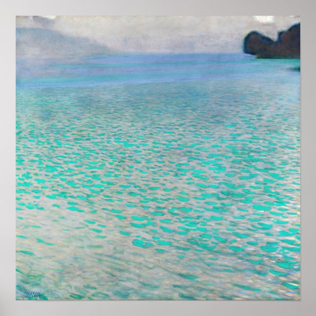 Poster Gustav Klimt - Attersee (Frente)