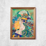 Poster Gustav Klimt Baby Cradle 1978 Antiga Pintura Famos<br><div class="desc">Poster de Gustav Klimt,  berço bebê,  1978. Antiga pintura famosa. Licença CCO,  dominio público art. Quadro não incluído.</div>