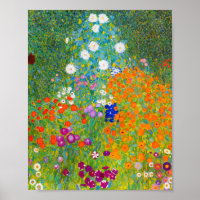 Gustav Klimt Bauerngarten Fllower Garden Fine Art