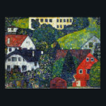 Poster Gustav Klimt - Casas Em Unterach No Attersee.<br><div class="desc">Gustav Klimt - Casas Em Unterach No Attersee</div>