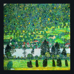 Poster Gustav Klimt - Cordilheira da Unterach<br><div class="desc">Cordilheira em Unterach/Slope em uma Floresta no Lago Attersee - Gustav Klimt,  Petróleo na Canvas,  1916</div>