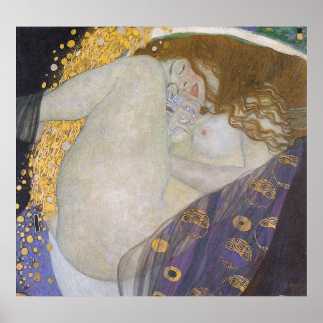 Poster Gustav Klimt - Danae (Frente)