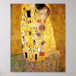 Poster Gustav Klimt, de alta resolução do Beijo<br><div class="desc">Gustav Klimt,  de alta resolução do Beijo</div>